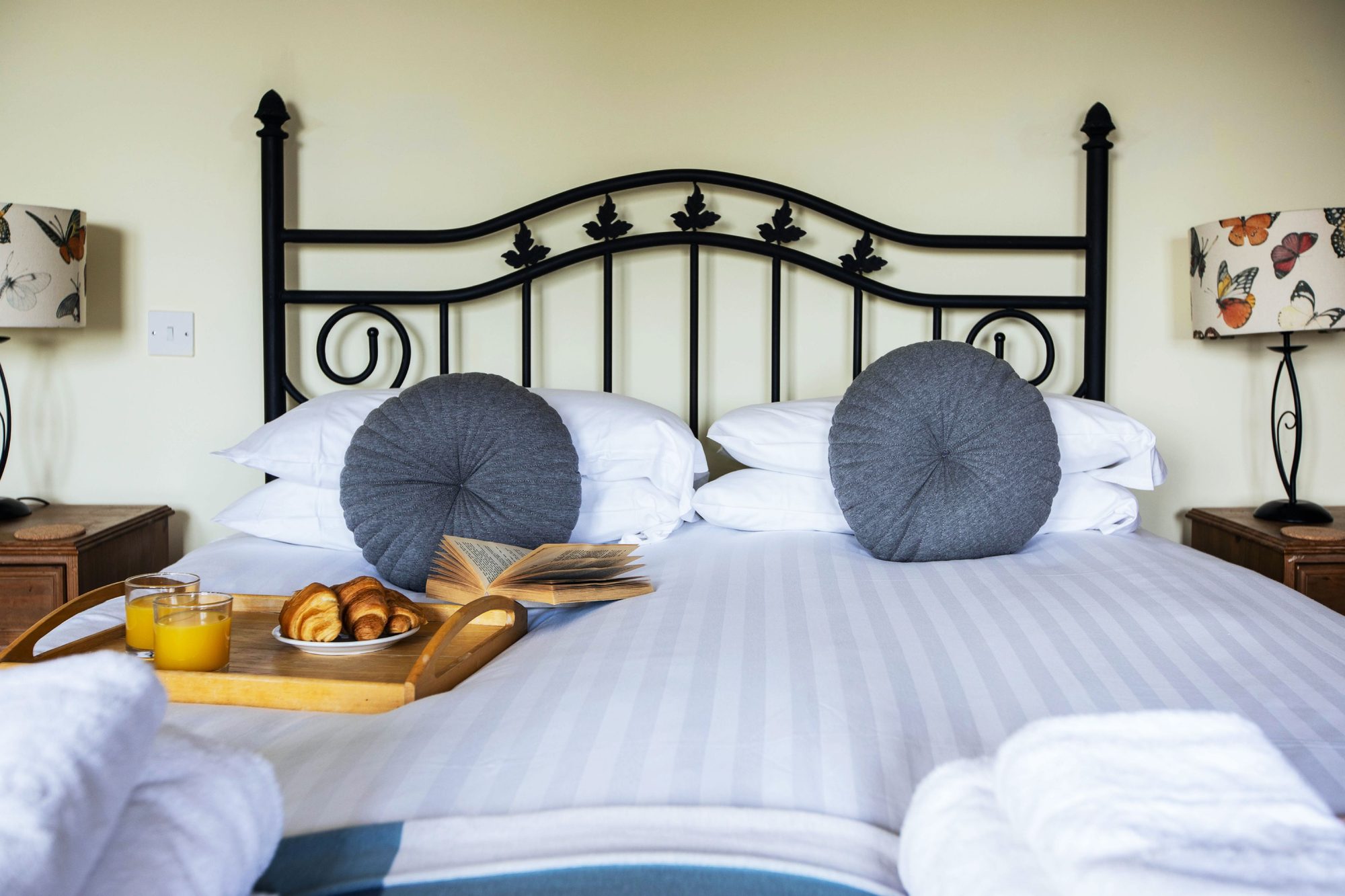Master bedroom at Lavender Cottage