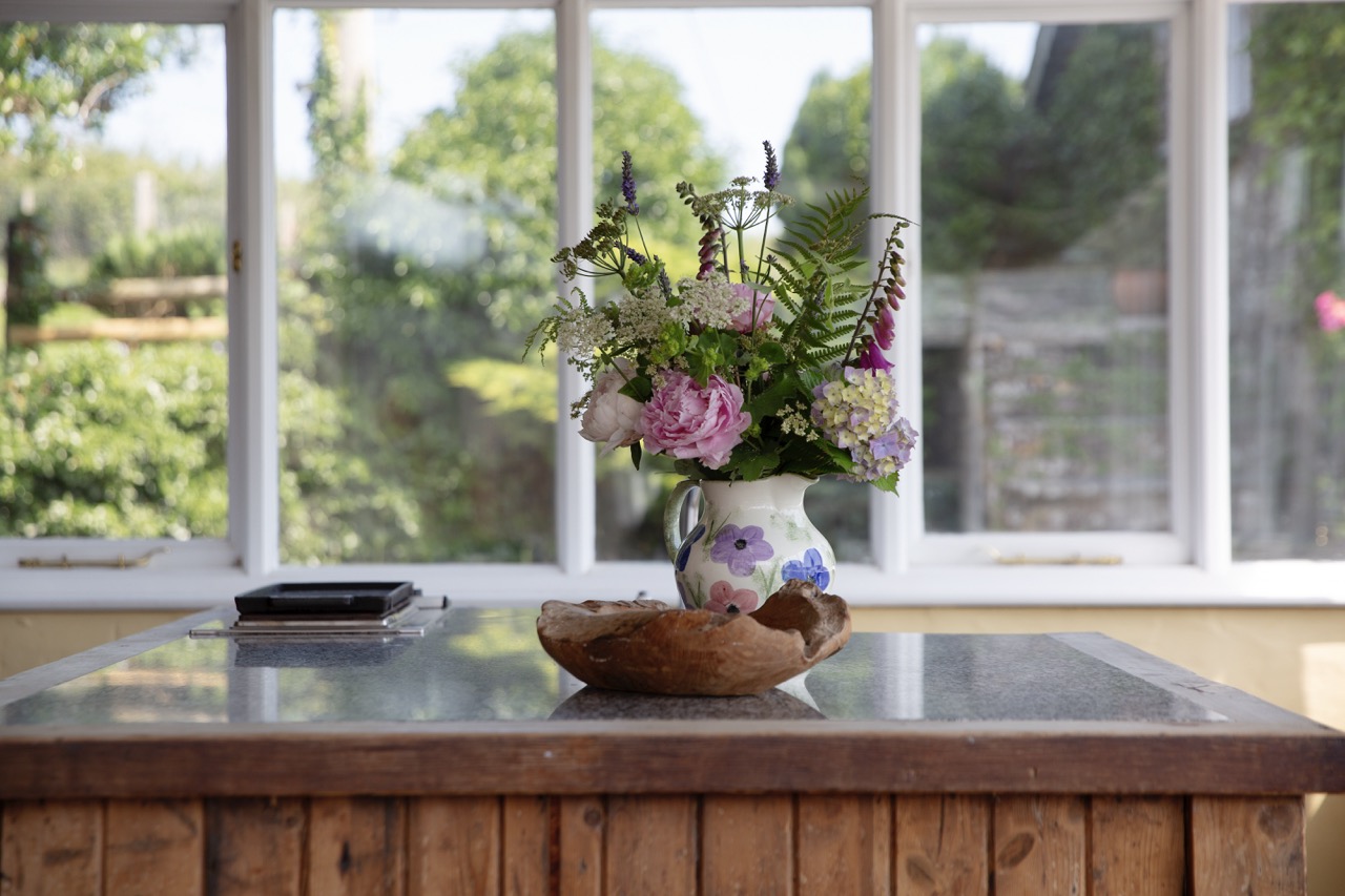 Conservatory seating, a sun trap all year