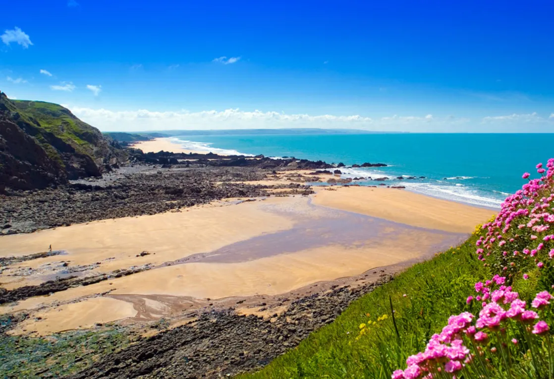 Duckpool Beach, Near Woodlands Manor Farm