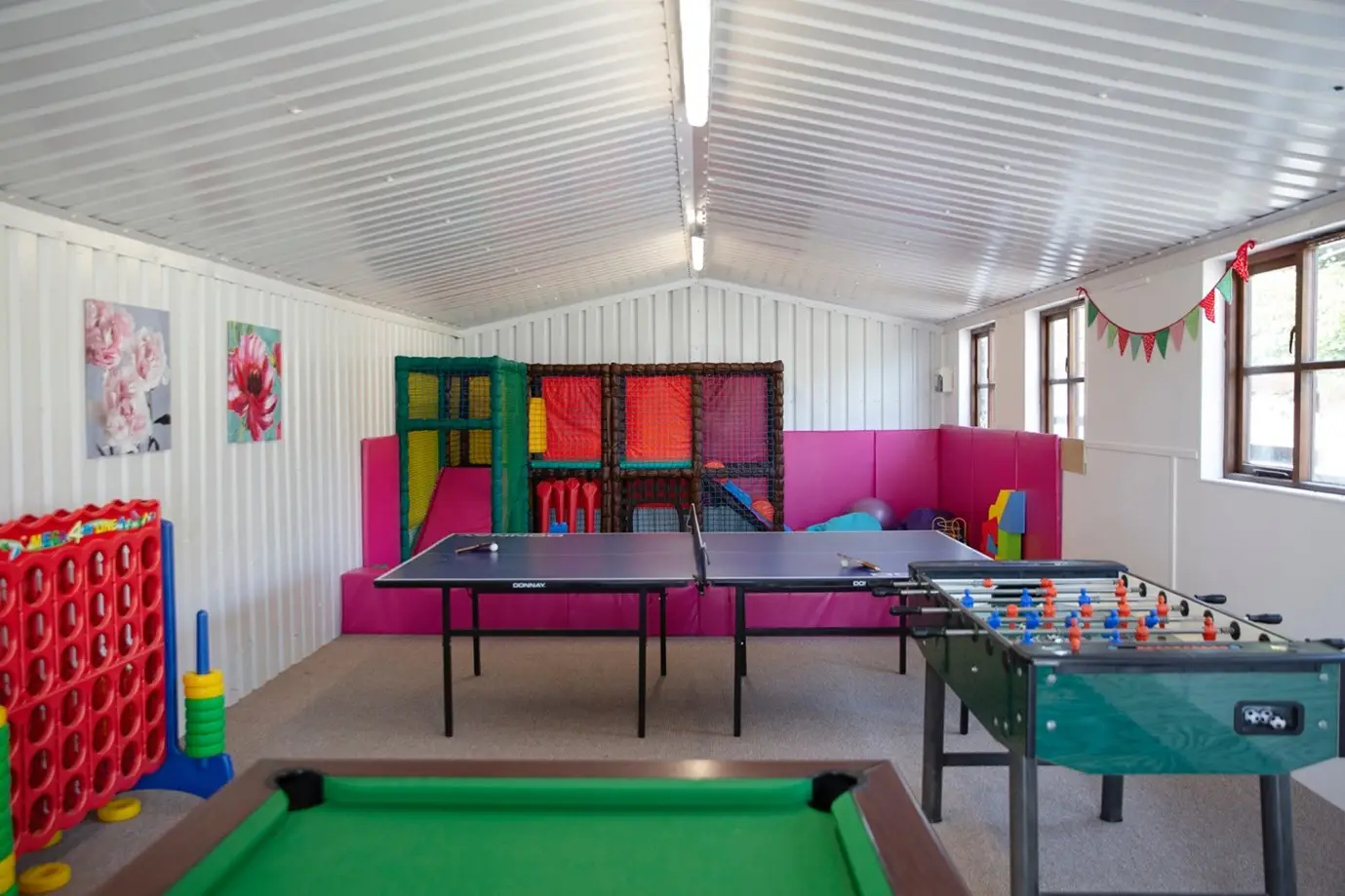 Games Room at Woodland Farm